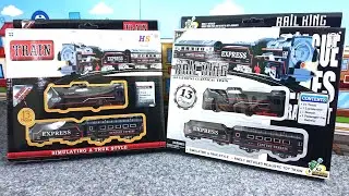 #railking #trainset #asmr Assembling And Testing Rail king  Wagon Set