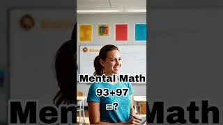 Speed Mental Math Exercise DeerMaths #shorts #trending