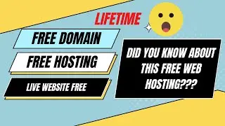 How to get Free Domain and Hosting in 2023? Host your WordPress Website FREE LIFETIME