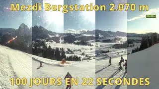 Seiser Alm ⏩ Timelapse 100 jours