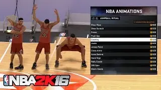NBA 2K16 - All Animations Jumpshot/Dunk/Lay Up Movements (Showcase)