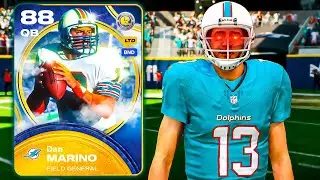Using *NEW* Dan Marino On A FULL Dolphins Theme Team!