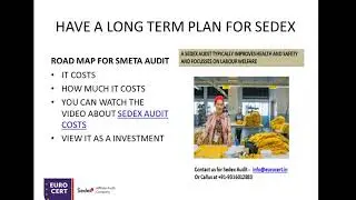 Дорожная карта аудита Sedex -