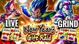 New Live New Years Gift Raid & Guaranteed Legends Limited Summon! (DB Legends)