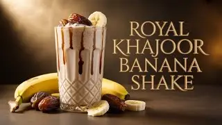 Khajoor Banana Milkshake | Creamy Energy Shake | Healthy Power Drink | Sharbaton Ka Safar
