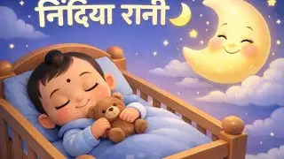 निंदिया रानी 🌙 | Baby Sleep Song Hindi | Lullaby for Kids | बच्चों की लोरी