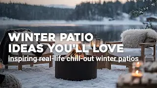 ✨❄️ 25 потрясающих идей для зимнего патио, которые вам понравятся! : от скандинавского до деревен...