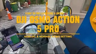 Sunday Motovlog -.DJI Osmo Action 5 Pro | Setting HDRLOG & Normal 10bit‼️