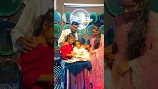 Sadhvi birthday celebrated at master piece Restaurant #Biggest global buffet #gachibowli #youtube🥰