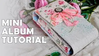 Soft Cover Mini Album Tutorial - Мини-альбом в мягкой обложке - мастер-класс