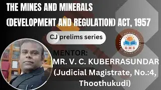 நீதிபதி தேர்வு/ சுரங்கங்கள் மற்றும் கனிமங்கள்  சட்டம்/ நீதித்துறை நடுவர் குபேர சுந்தர்