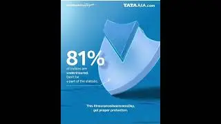 81% Indians Are Underinsured|Get Life Cover  Bring Your Dreams To Life |TATA AIA Life Protection