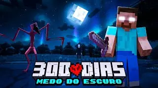 SOBREVIVI 300 DIAS com os PIORES DWELLERS no MINECRAFT HARDCORE - Medo do Escuro O FILME #3