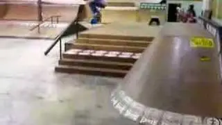 Michael Magalhaes Kickflip Double-Set at MIA skatepark