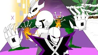 Delta!Sans VS X!Gaster P2