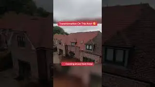Watch this Kent roof go from mossy and dull to spotless and fresh!  #canterbury  #exteriorcleaning