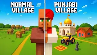 Punjabi Aa Gaye Oye! 🦾🦾 | Minecraft Punjabi Village Build
