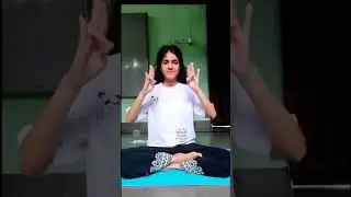 Mudra to prevent hair fall #yoga #fitness #beautiful #youtubeshorts #youtube
