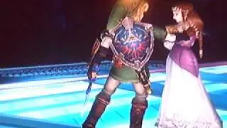 Link saves Zelda -super smash bros brawl