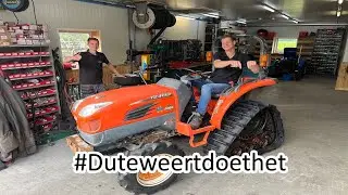 Dikke kubota rupstrekker! | Nieuwe tractoren binnen | Banden voor minitractoren #duteweertdoethet