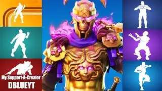 Menace Undefeated, Flame, Heavy Helmet Plume, Performs All Emotes & Dances in Fortnite