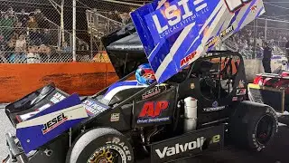 Feature Event at Citrus Speedway in the Pavement Wing Sprint Car