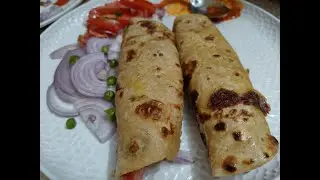 🌯🔥 &ldquo;Quick Egg Roll Recipe | Leftover Chapati Magic!&rdquo;