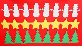 Easy Christmas Paper Chains | DIY Christmas Decorations