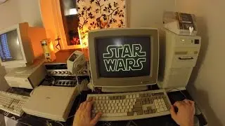1989 286-16 MHz running Star Wars X-Wing & 8088 Domination