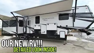 Our New RV! Detailed Interior Walkthrough! Brookstone 398MBL