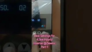 Inverter Best Setting |Ziewnic 🌞💥🔥😊😎#short #shorts #shortvideo #settings #setting #bestsettings #khi