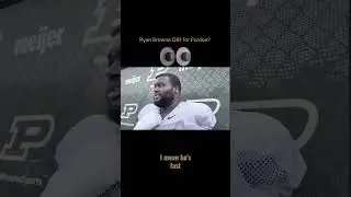 Jamarion Harkless says Ryan Browne is his QB1 for Purdue for 2025. #BoilerUp #CFB #BigTen