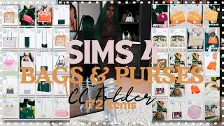 CC FOLDER: Sims 4 BAGS and PURSES | 172 Items | 1.61 GB (2024)