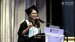 Monash University Malaysia Graduation Address April 2025, Chiara Lionel Salim