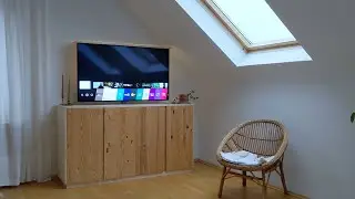 TV Lift Cabinet IKEA Hack  #🇸🇪