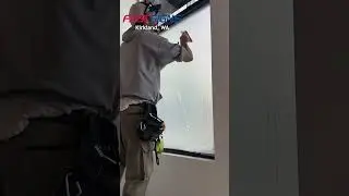 Dusted Crystal Vinyl Window Frosting Install #installation #vinylinstallation #satisfying