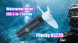 Powerful 65220 Waterproof Motor / ESC 2-in-1 Combo 120KV 6000W | Flipsky