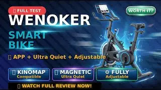 WENOKER Smart Exercise Bike Full Review - Best Budget Indoor Cycling Bike 2026?