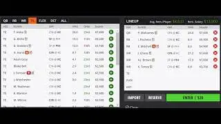 DraftKings NFL DFS Picks For The AFC AND NFC Conference Championships Games (JAN 29, 2023)
