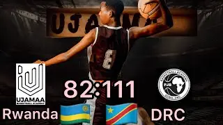 UJAMAA 🇷🇼(Rwanda) 82:111 PJB goma (DRC) 🇨🇩 | basketball game 🔥🏀