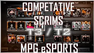 COMPETITIVE CUSTOMS T3 || PUBG MOBILE || ft. MPG eSports || Erangle || live