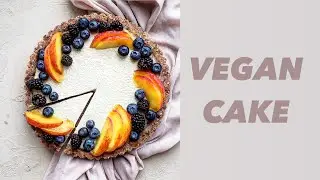 Summer RAW cake, NO sugar, NO cream, NO eggs. Vegan cake in 5 minutes.