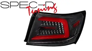 SPECDTUNING DEMO VIDEO: 2008-2014 SUBARU WRX LED TAIL LIGHTS