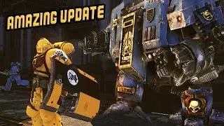 Space Marines & DREADNOUGHT vs Chaos! - Warhammer 40K: Space Marine (Augmented Mod)