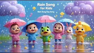Rain Song for Kids 🌧️☔ | Fun Weather Song for Babies & Toddlers | Baby English World