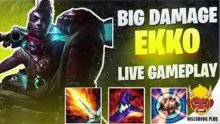 MASSIVE DAMAGE EKKO! - Wild Rift HellsDevil Plus Gameplay