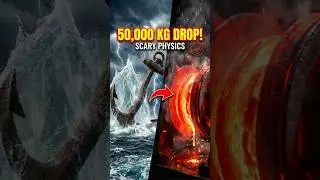 Dropping a 50,000 KG Anchor! 😱 The Scary Truth #shorts #ocean