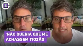 Bruno de Luca assume cabelos brancos e desabafa em v&iacute;deo: 'Choque de amadurecimento'