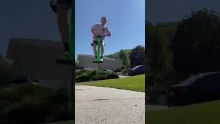Pogo stick but it&rsquo;s super bouncy￼￼