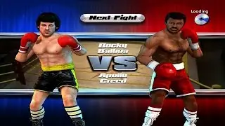 Rocky legends (PS2) Rocky Balboa vs Apollo Creed (Career Rocky Balboa)